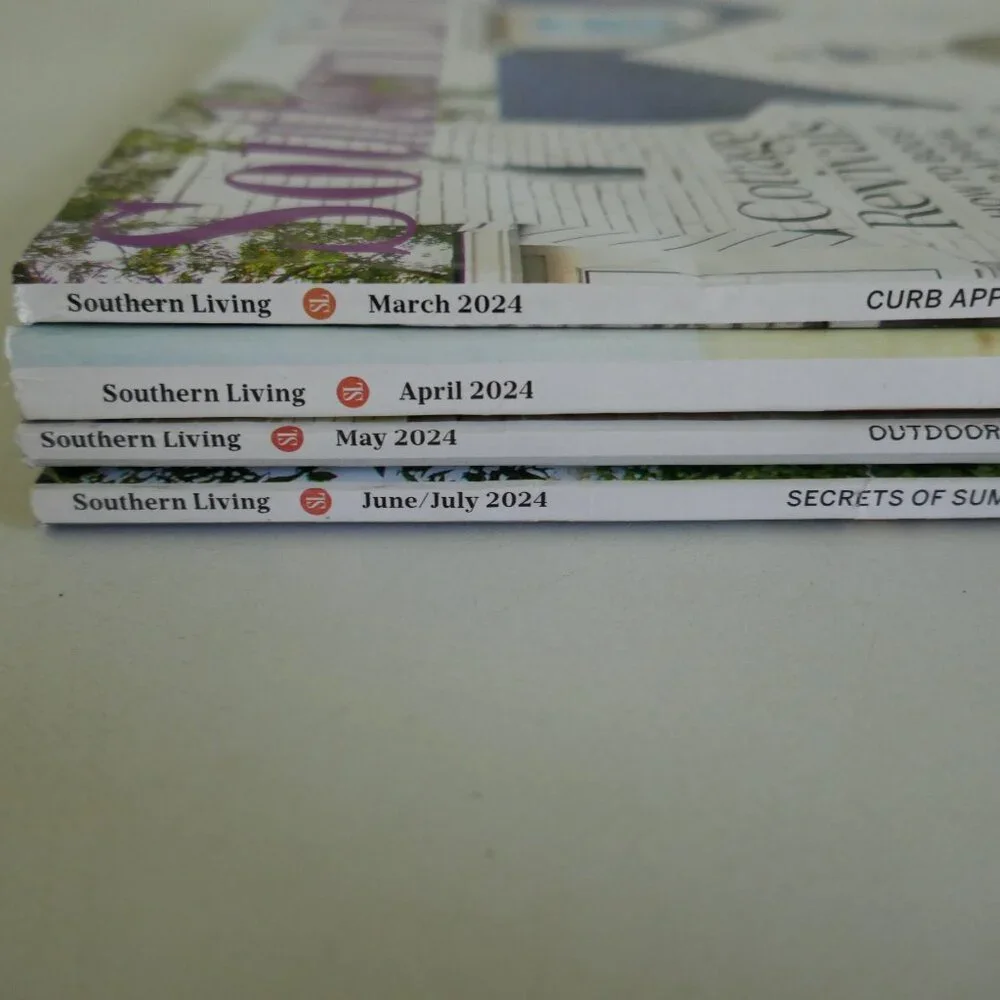 4 issues Southern Living magazine